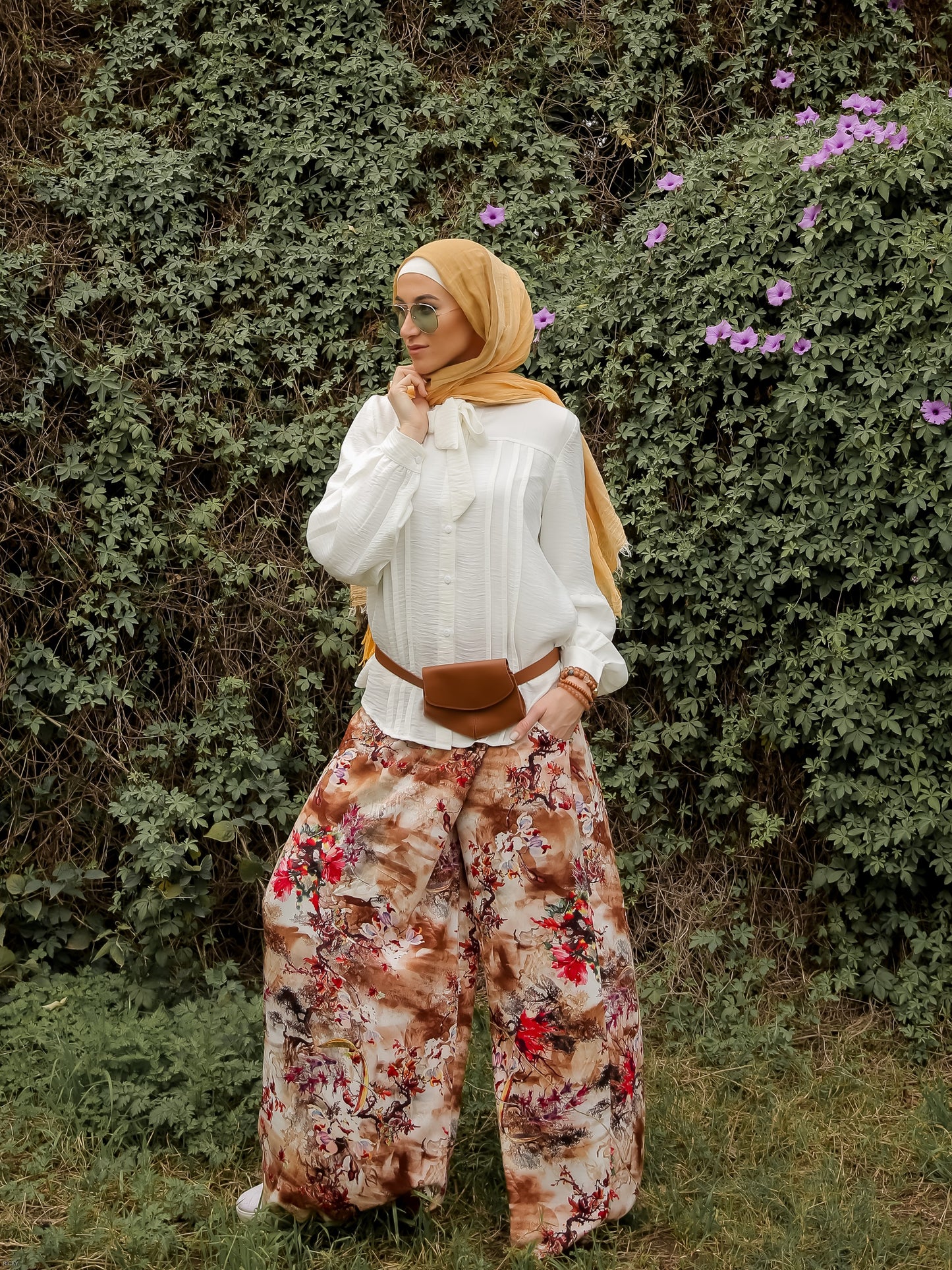 Floral Trousers