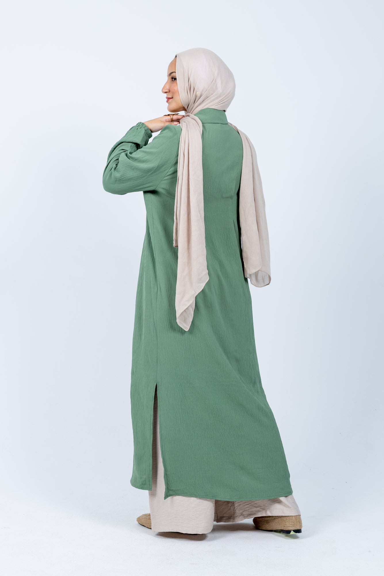 Mushroom corals shirt dress
