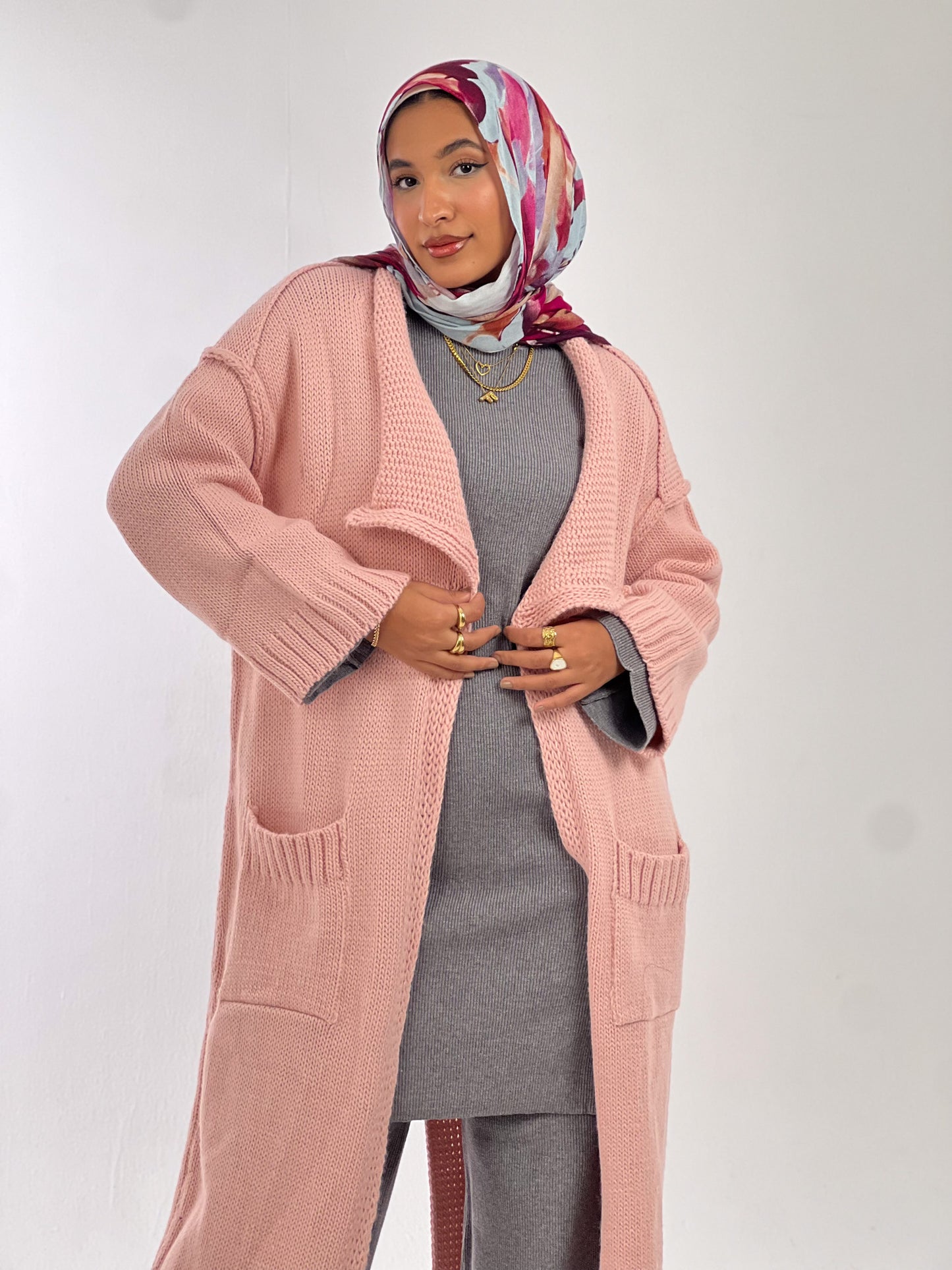 Signature knitted cardigan