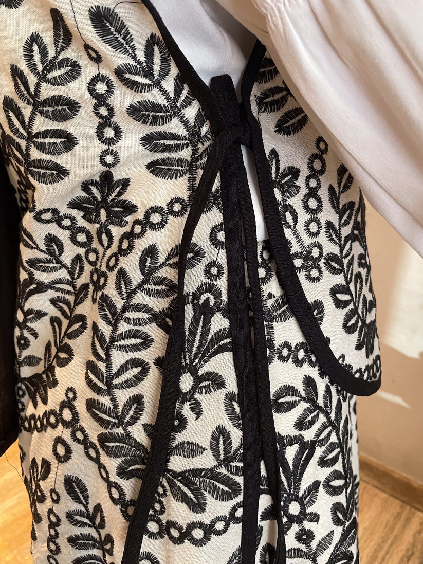 floral deem skirt