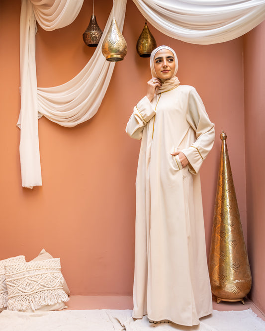 Golden Strip Abaya