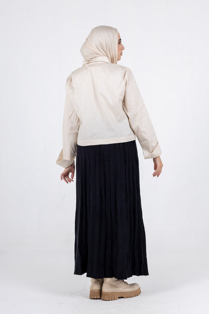 high &low poplin shirt