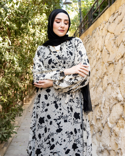 Printed Chiffon Dress