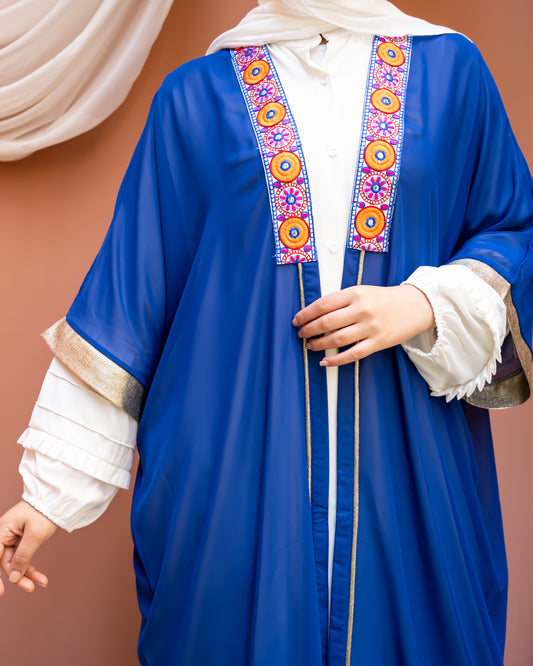 Chiffon embroidered Kaftan
