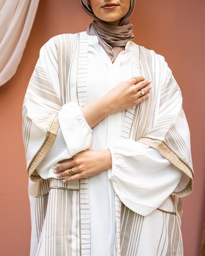 Striped Linen Kaftan