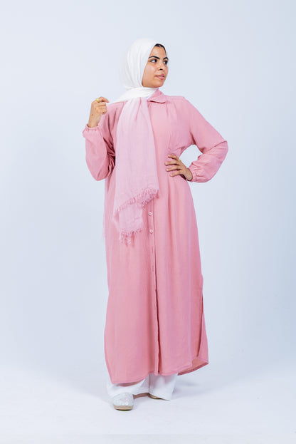 Mushroom corals shirt dress