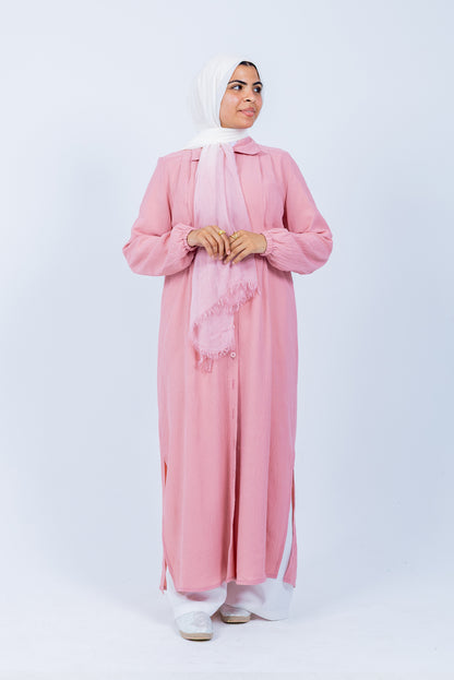 Mushroom corals shirt dress