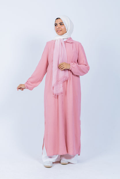 Mushroom corals shirt dress