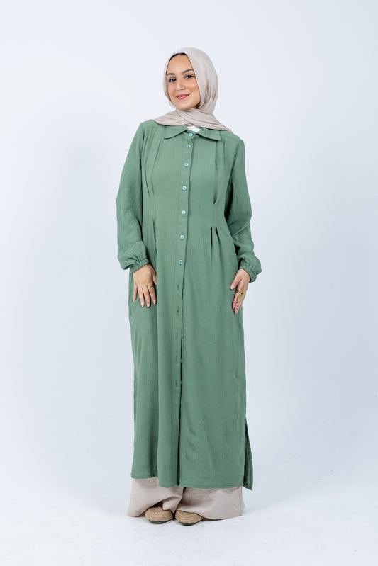 Mushroom corals shirt dress