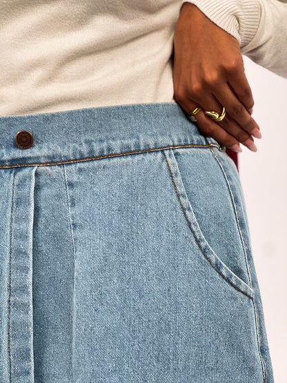 Extra Layer Denim Skirt