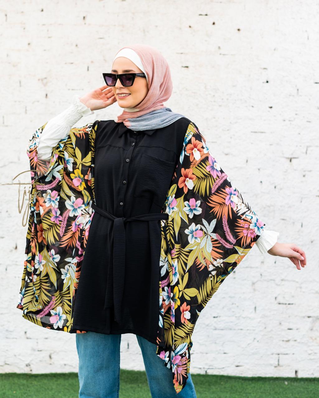 Printed Poncho