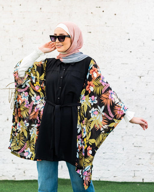 Printed Poncho