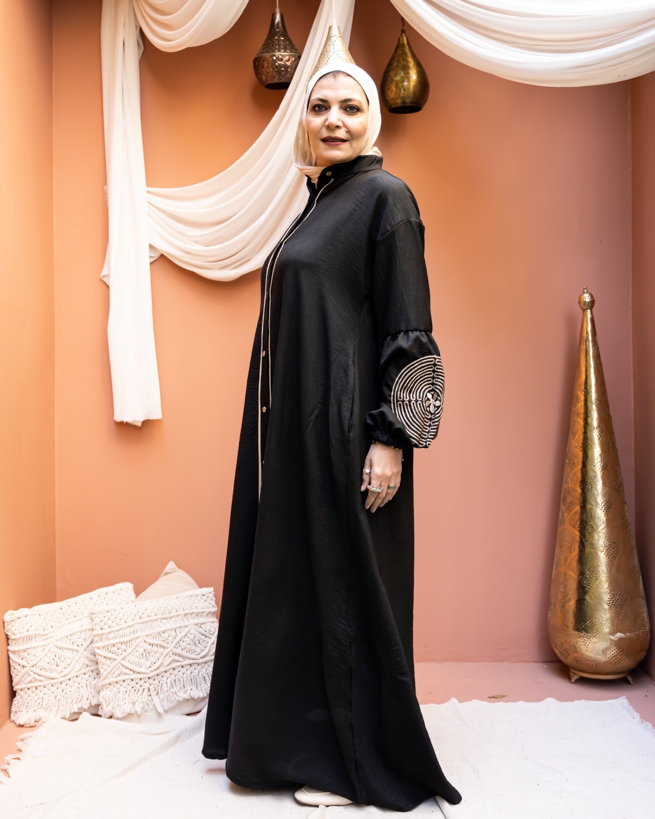 Embroidery Abaya