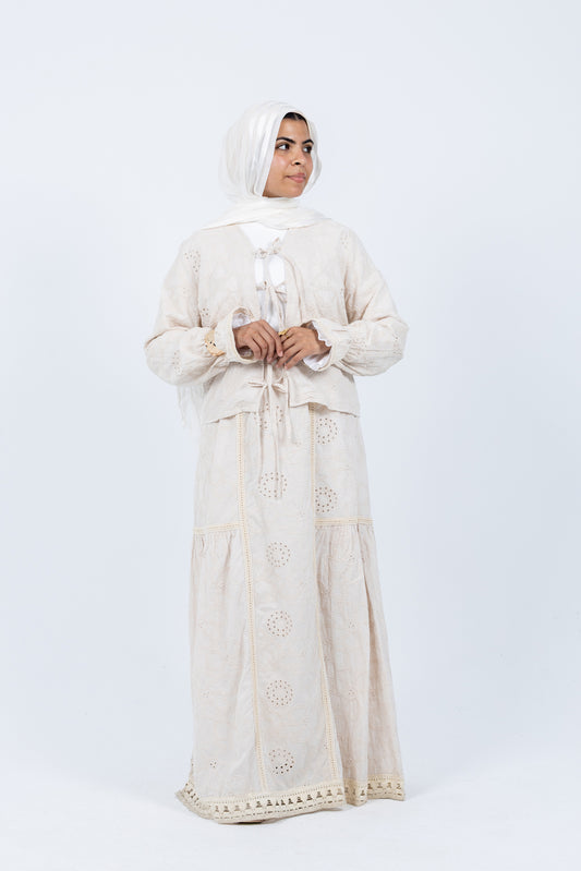 Pipe coral skirt